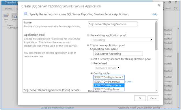 Create new application pool